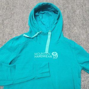Mountain Hardwear Sweatshirt Womens Small Blue Hoodie Pullover Outdoor Logo